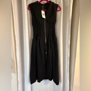 Gunest Black Midi Dress NWT